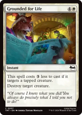 [007]【EN】【FOIL】お仕置きの時間/Grounded for Life【TMT】[C][白]