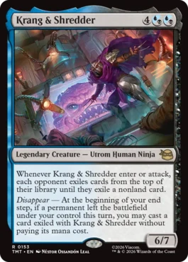 [153]【EN】【FOIL】クランゲとシュレッダー/Krang & Shredder【TMT】[R][多色]