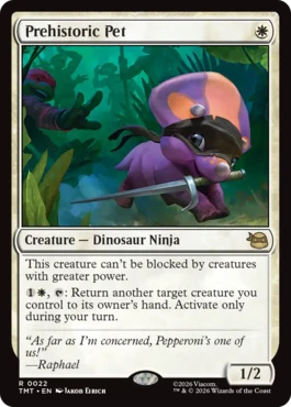 [022]【EN】【FOIL】古代ペット/Prehistoric Pet【TMT】[R][白]