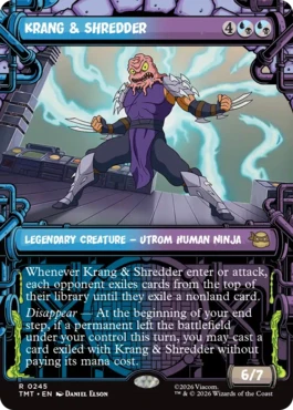 [245]【EN】【FOIL】■ショーケース■クランゲとシュレッダー/Krang & Shredder【TMT】[R][多色]