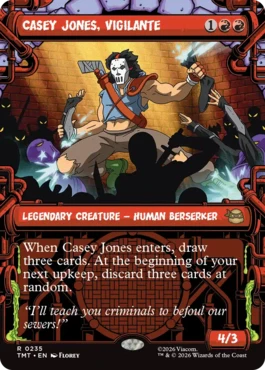 [235]【EN】【FOIL】■ショーケース■ヴィジランテ、ケイシー・ジョーンズ/Casey Jones, Vigilante【TMT】[R][赤]