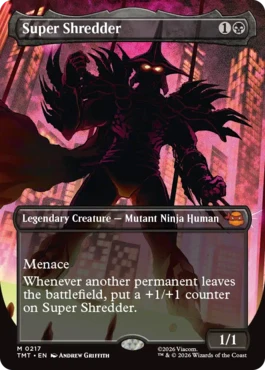 [217]【EN】【FOIL】■ボーダーレス■スーパーシュレッダー/Super Shredder【TMT】[M][黒]