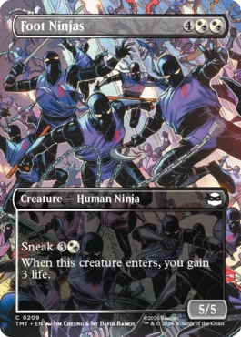 [209]【EN】【FOIL】■ボーダーレス■フット団員/Foot Ninjas【TMT】[C][多色]