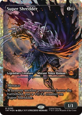 [295]【EN】【フラクチャーFOIL】■ショーケース■スーパーシュレッダー/Super Shredder【TMT】[M][黒]