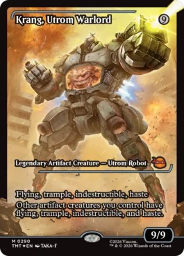 [290]【EN】【FOIL】■ショーケース■ユートロムの武人、クランゲ/Krang, Utrom Warlord【TMT】[M][茶]