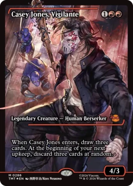 [286]【EN】【FOIL】■ショーケース■ヴィジランテ、ケイシー・ジョーンズ/Casey Jones, Vigilante【TMT】[M][赤]