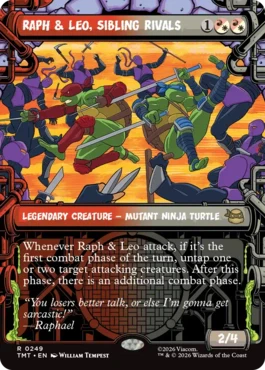 [249]【EN】■ショーケース■兄弟でありライバル、ラフとレオ/Raph & Leo, Sibling Rivals【TMT】[R][多色]