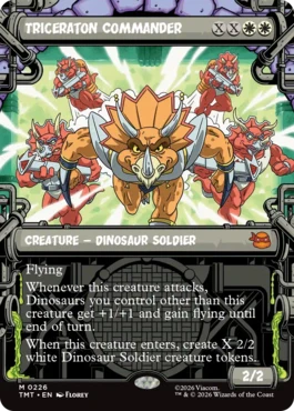 [226]【EN】■ショーケース■トリケラトンの指揮官/Triceraton Commander【TMT】[M][白]