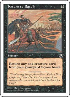 [081]【EN】戦場への復帰/Return to Battle【PTK】[C][黒]