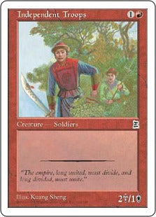 [114]【JP】独立部隊/Independent Troops【PTK】[C][赤]