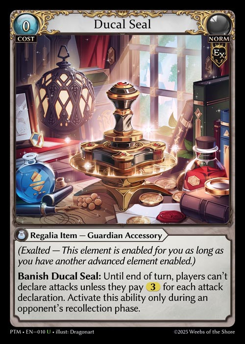 [010]【EN】【FOIL】Ducal Seal【PTM】[U][Norm]