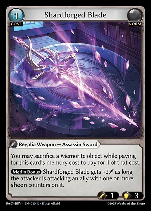 [010]【EN】Shardforged Blade【ReCBRV】[R][Norm]