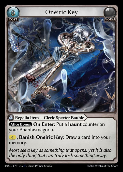 [016]【EN】【FOIL】Oneiric Key【PTM】[R][Norm]
