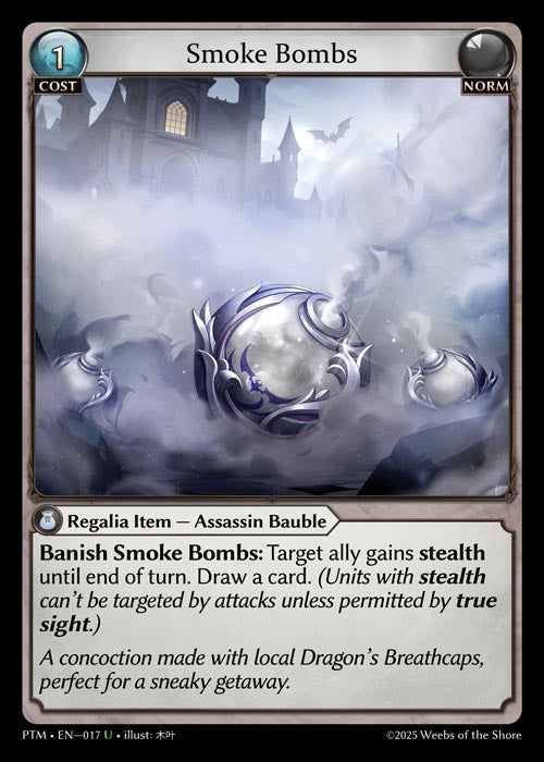 [017]【EN】【FOIL】Smoke Bombs【PTM】[U][Norm]