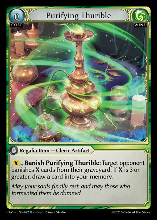[022]【EN】Purifying Thurible【PTM】[R][Wind]