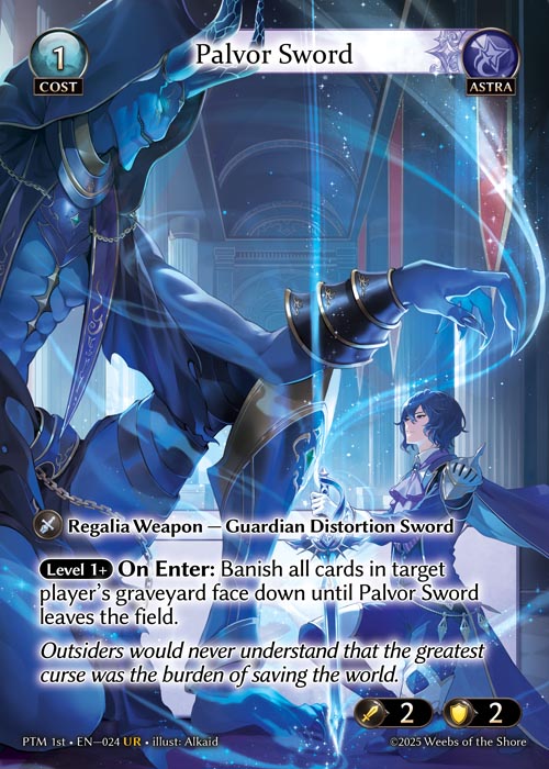 [024]【EN】【FOIL】Palvor Sword【PTM1st】[UR][Astra]