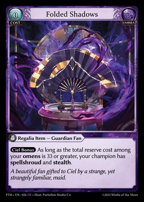 [026]【EN】【FOIL】Folded Shadows【PTM】[SR][Umbra]