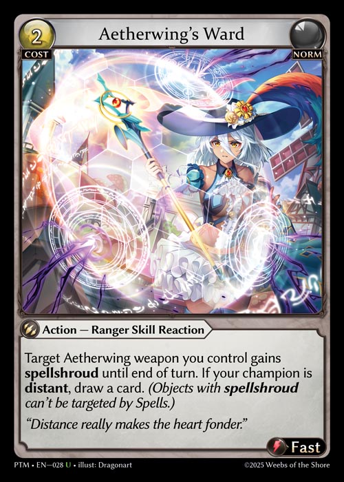 [028]【EN】【FOIL】Aetherwing's Ward【PTM】[U][Norm]