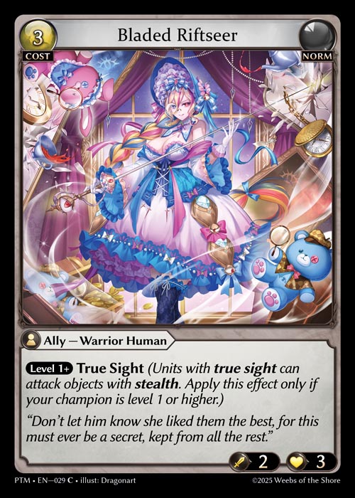 [029]【EN】【FOIL】Bladed Riftseer【PTM】[C][Norm]