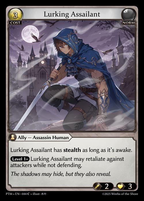 [044]【EN】【FOIL】Lurking Assailant【PTM】[C][Norm]