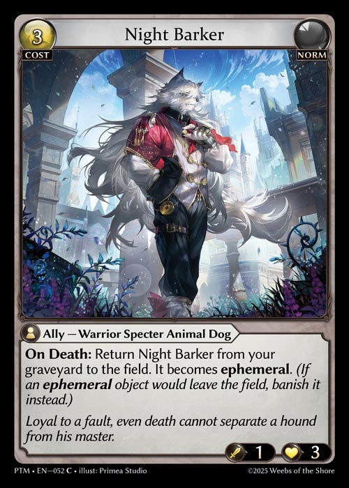 [052]【EN】【FOIL】Night Barker【PTM】[C][Norm]