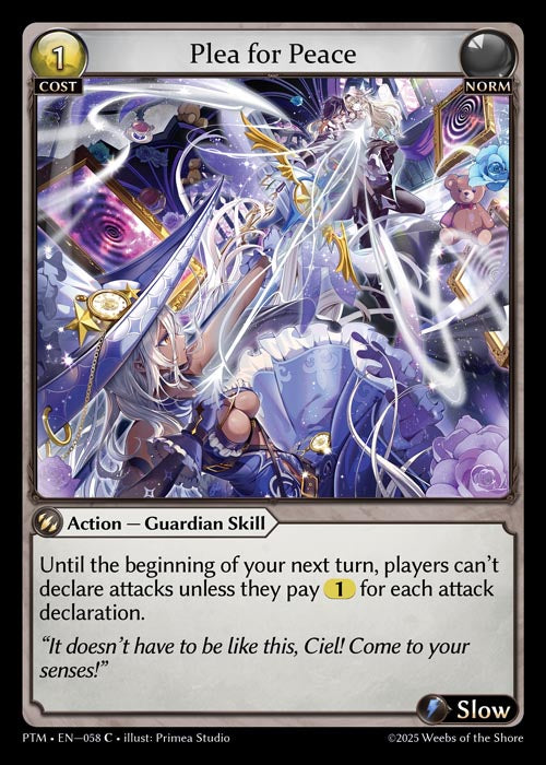 [058]【EN】【FOIL】Plea for Peace【PTM】[C][Norm]
