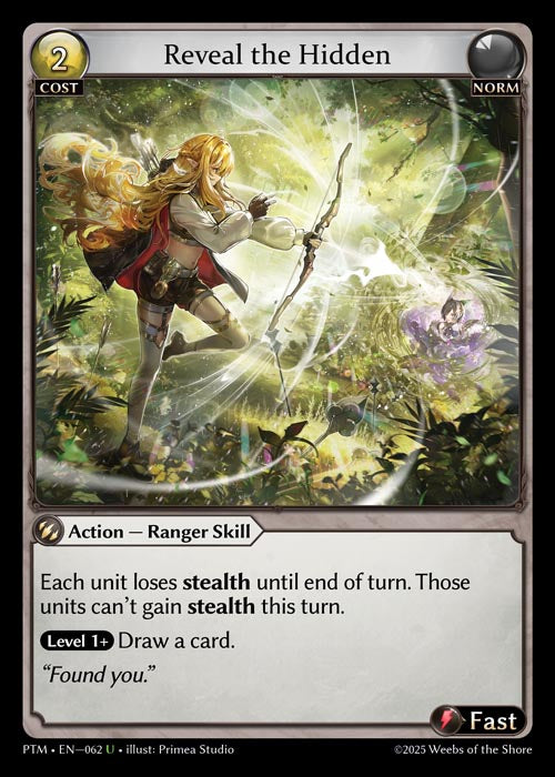 [062]【EN】【FOIL】Reveal the Hidden【PTM】[U][Norm]