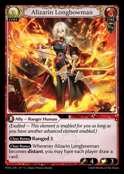 [077]【EN】Alizarin Longbowman【PTM】[U][Fire]