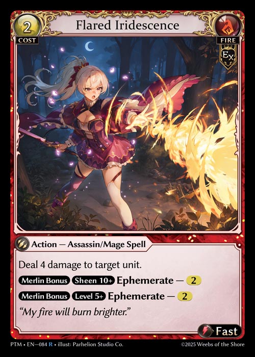 [084]【EN】Flared Iridescence【PTM】[R][Fire]