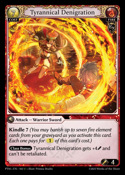 [102]【EN】Tyrannical Denigration【PTM】[U][Fire]