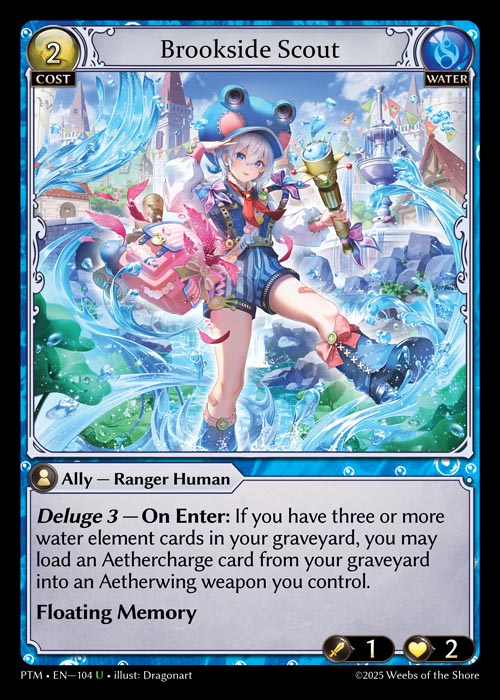 [104]【EN】【FOIL】Brookside Scout【PTM】[U][Water]