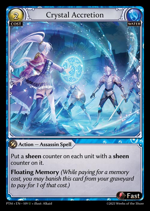 [109]【EN】【FOIL】Crystal Accretion【PTM】[U][Water]
