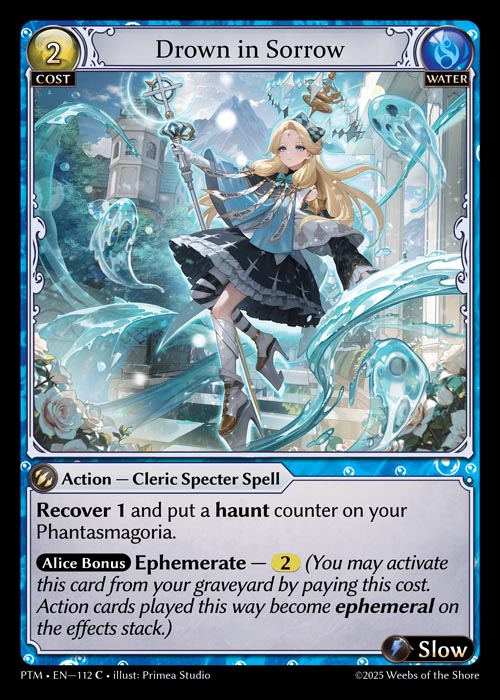 [112]【EN】【FOIL】Drown in Sorrow【PTM】[C][Water]