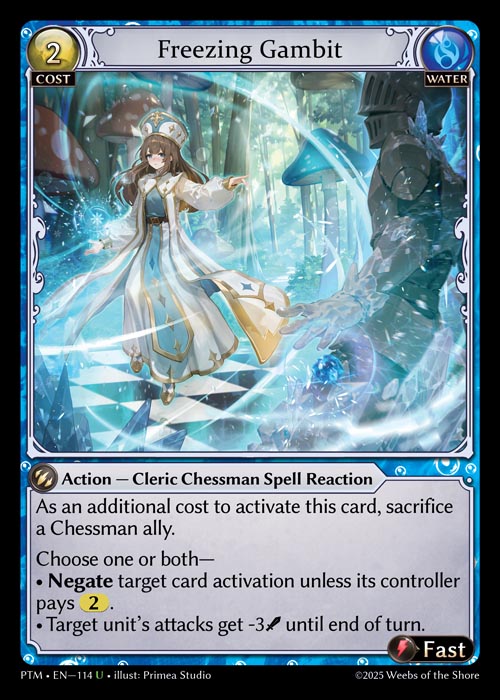 [114]【EN】【FOIL】Freezing Gambit【PTM】[U][Water]