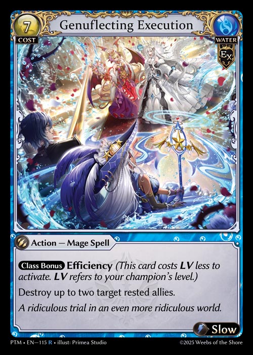 [115]【EN】【FOIL】Genuflecting Execution【PTM】[R][Water]