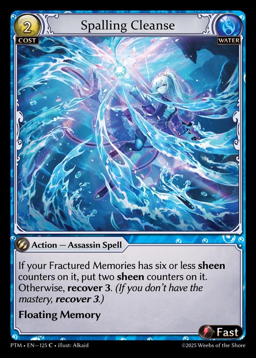 [125]【EN】【FOIL】Spalling Cleanse【PTM】[C][Water]