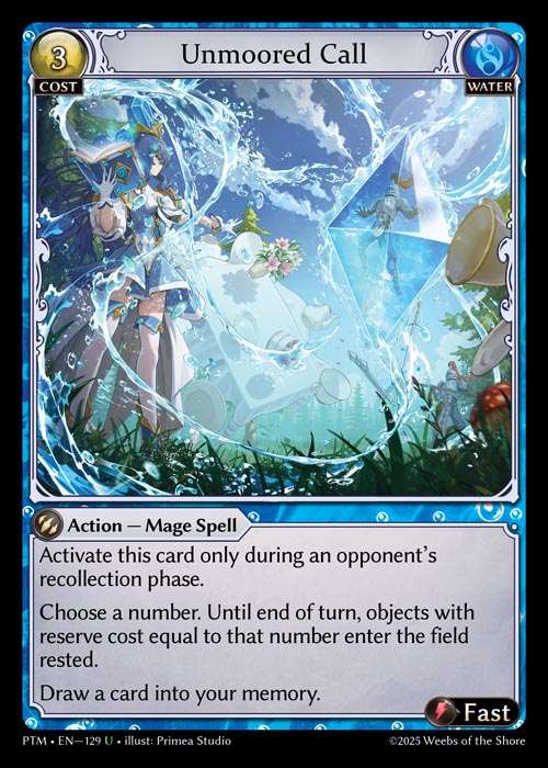 [129]【EN】【FOIL】Unmoored Call【PTM】[U][Water]