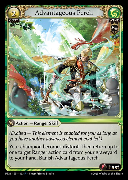 [133]【EN】【FOIL】Advantageous Perch【PTM】[R][Wind]