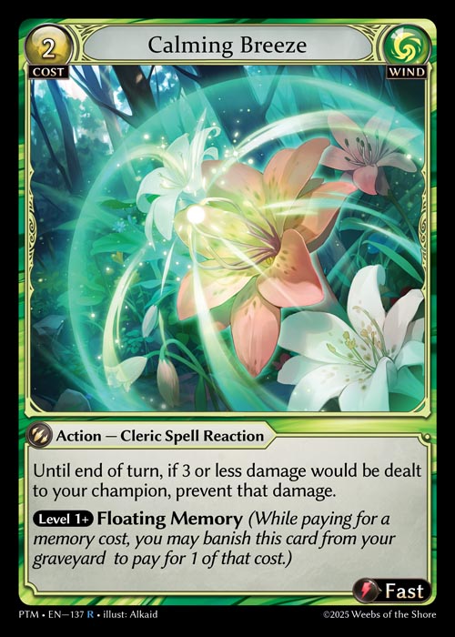 [137]【EN】【FOIL】Calming Breeze【PTM】[R][Wind]