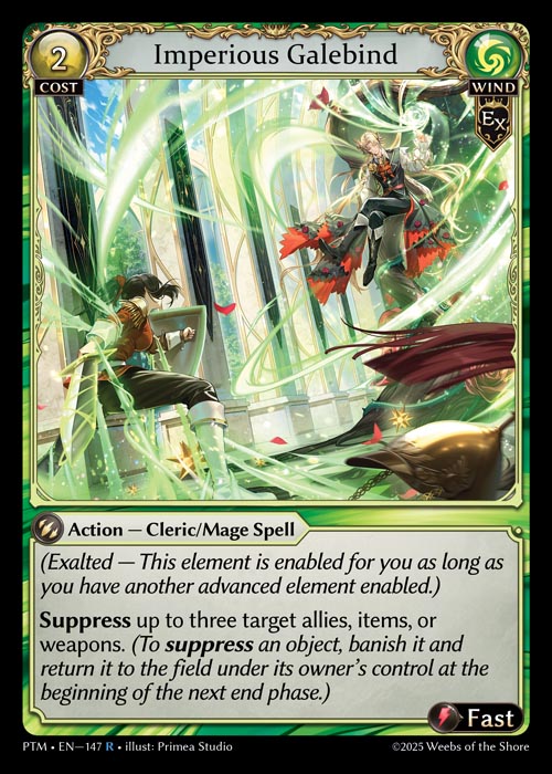 [147]【EN】【FOIL】Imperious Galebind【PTM】[R][Wind]