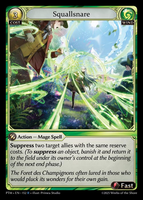 [152]【EN】【FOIL】Squallsnare【PTM】[R][Wind]