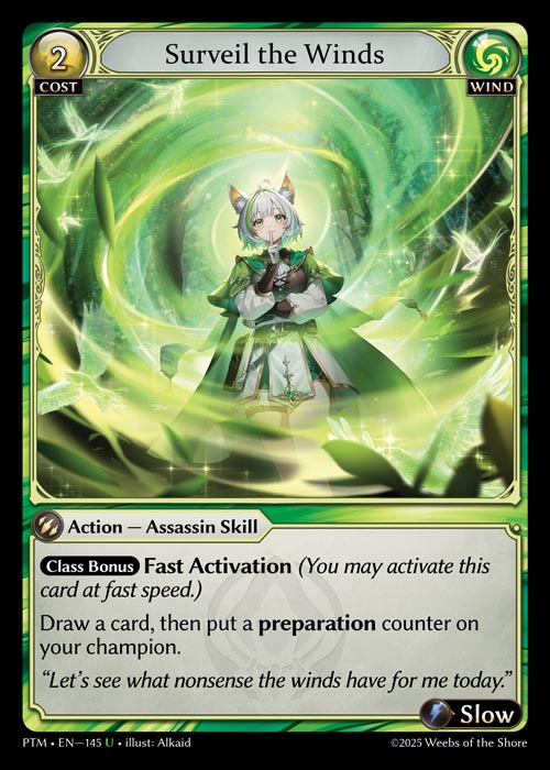 [153]【EN】【FOIL】Surveil the Winds【PTM】[U][Wind]