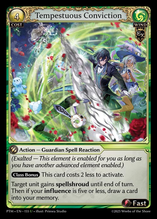 [155]【EN】Tempestuous Conviction【PTM】[U][Wind]