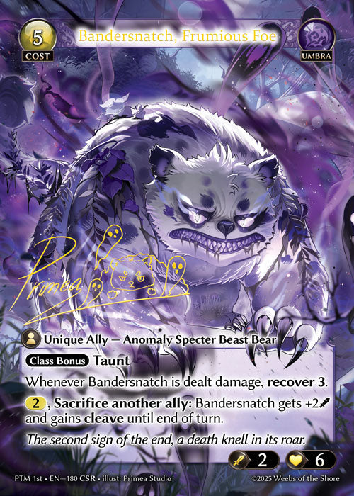 [180]【EN】【FOIL】Bandersnatch, Frumious Foe【PTM1st】[CSR][Umbra]