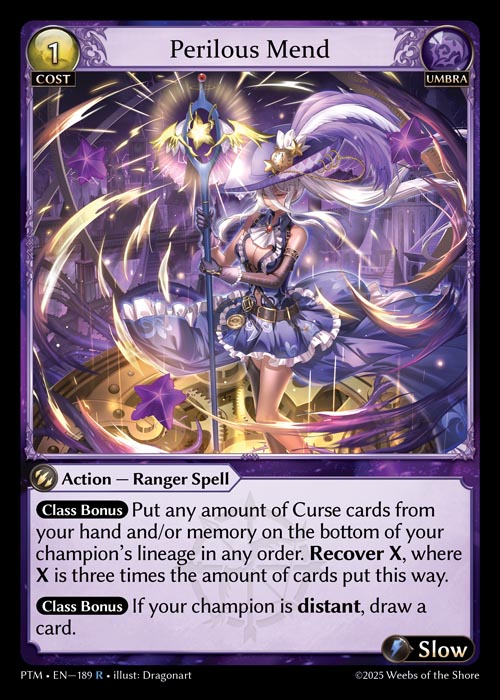 [189]【EN】【FOIL】Perilous Mend【PTM】[R][Umbra]