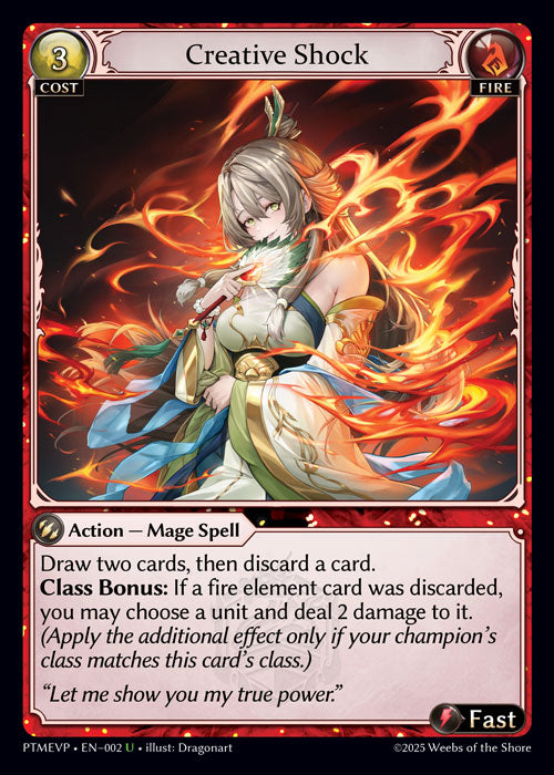 [002]【EN】Creative Shock【PTMEVP】[U][Fire]