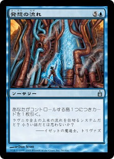 [050]【JP】【FOIL】発想の流れ/Flow of Ideas【RAV】[U][青]