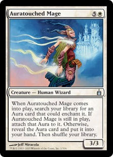 [001]【EN】【FOIL】オーラ掠りの魔道士/Auratouched Mage【RAV】[U][白]