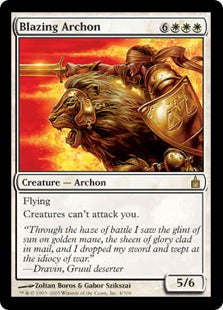 [004]【EN】魅力的な執政官/Blazing Archon【RAV】[R][白]