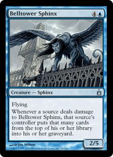 [038]【EN】【FOIL】鐘塔のスフィンクス/Belltower Sphinx【RAV】[U][青]